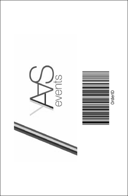 School Notebook Black and White Drink Ticket Product Back