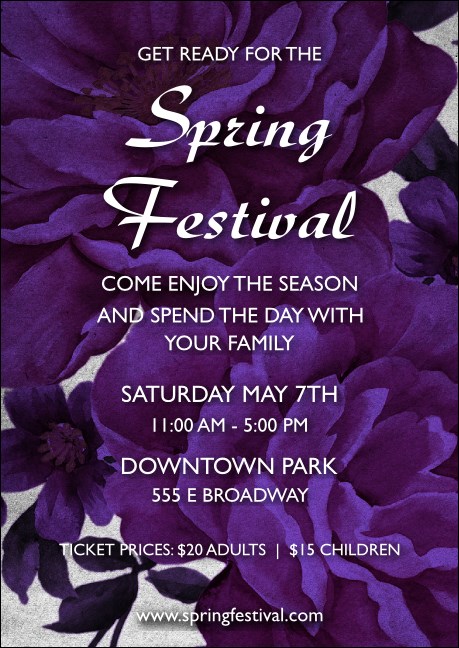 Spring Club Flyer Product Front